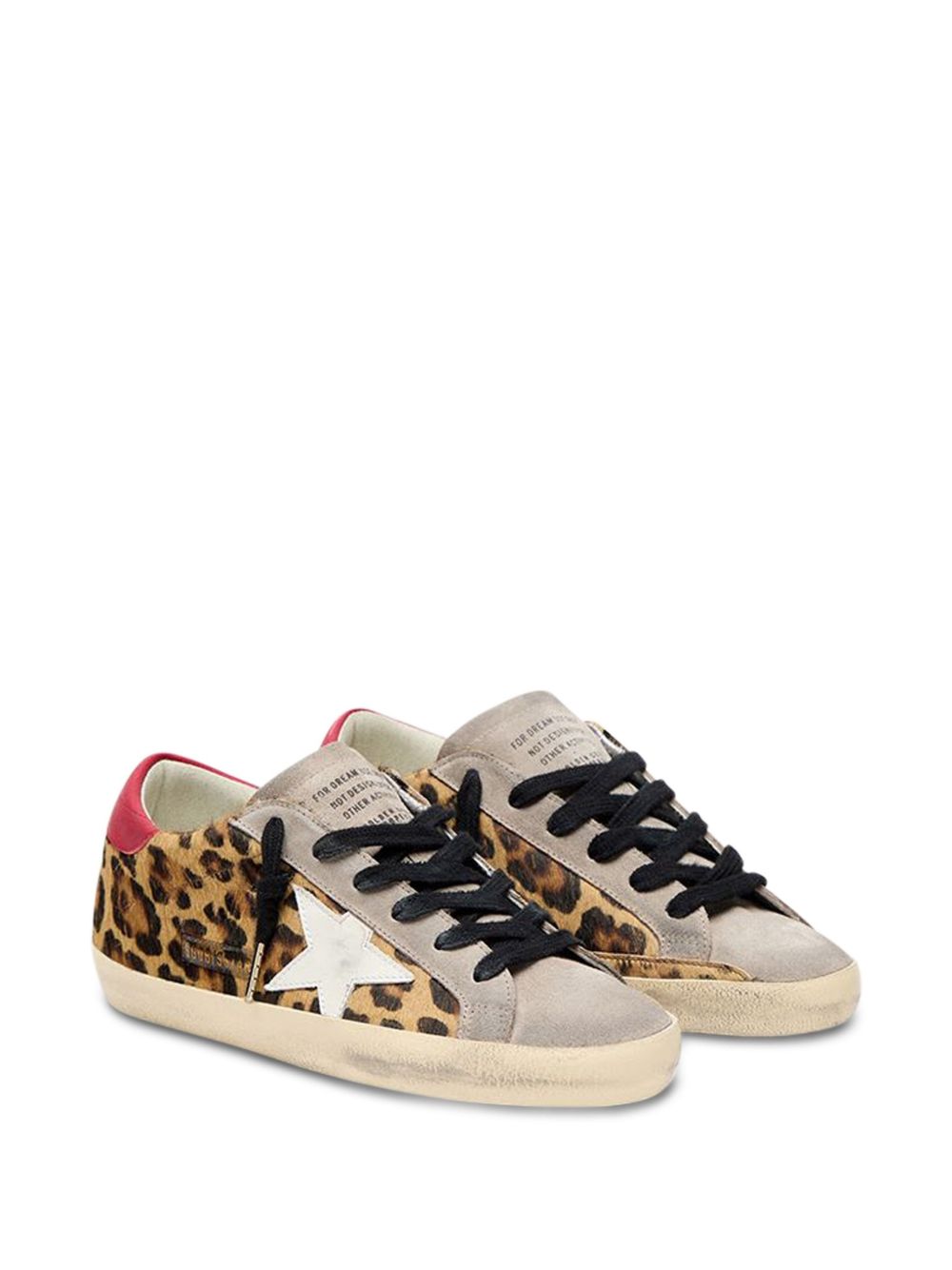 Sneakers Super-Star leopardate in marrone Golden goose - donna 