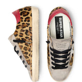 Sneakers Super-Star leopardate in marrone Golden goose - donna 