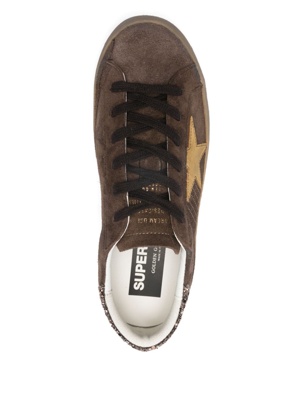 Sneakers Super-Star in marrone Golden goose - donna 