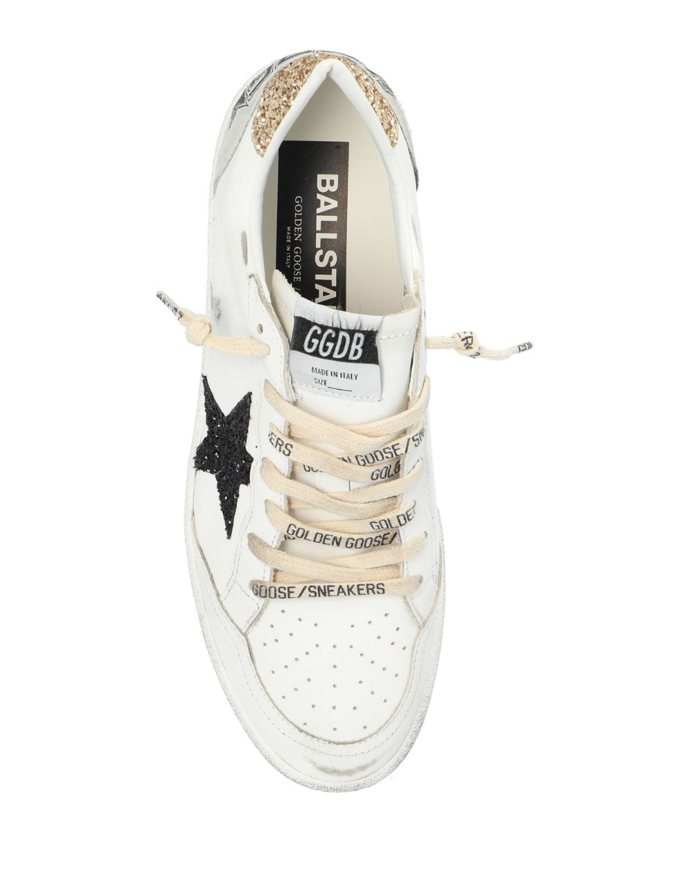Sneakers Ball Star in bianco Golden goose - donna 