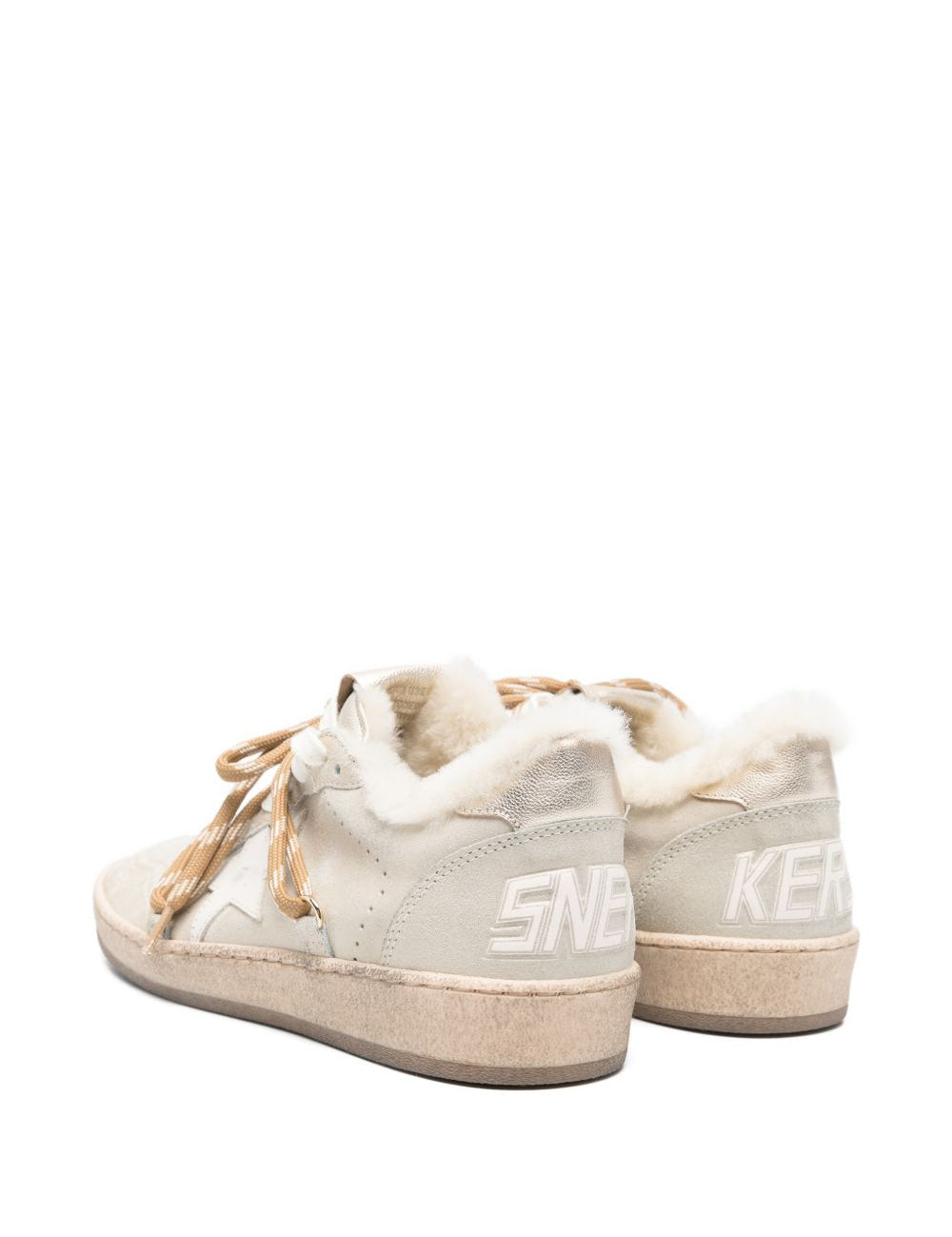 Sneakers ballstar in avorio Golden goose - donna 