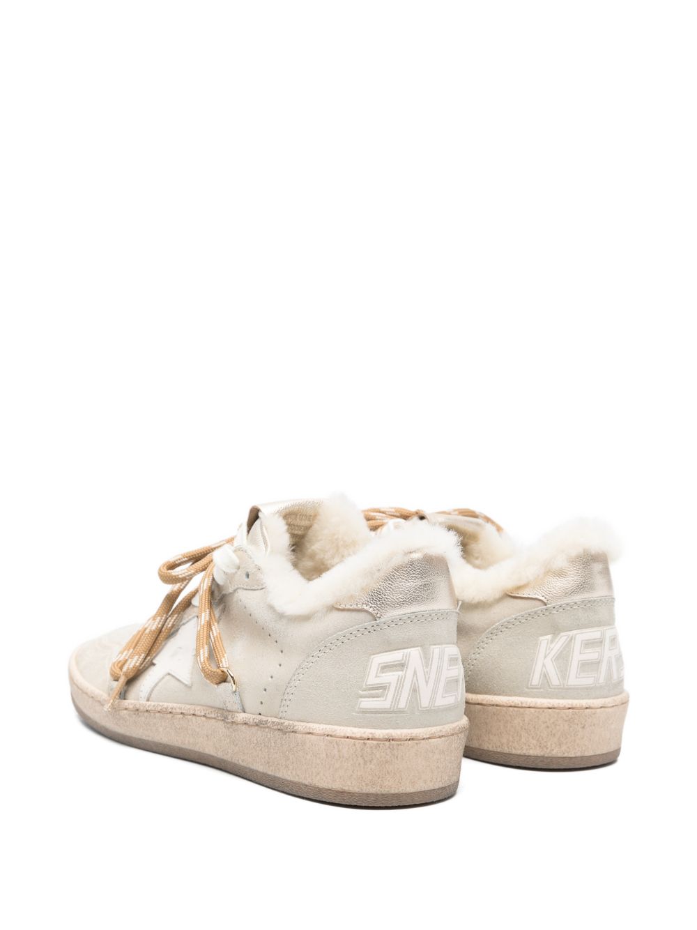 Sneakers ballstar in avorio Golden goose - donna 
