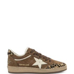 Sneakers Ball Star leopardate in marrone Golden goose - donna 