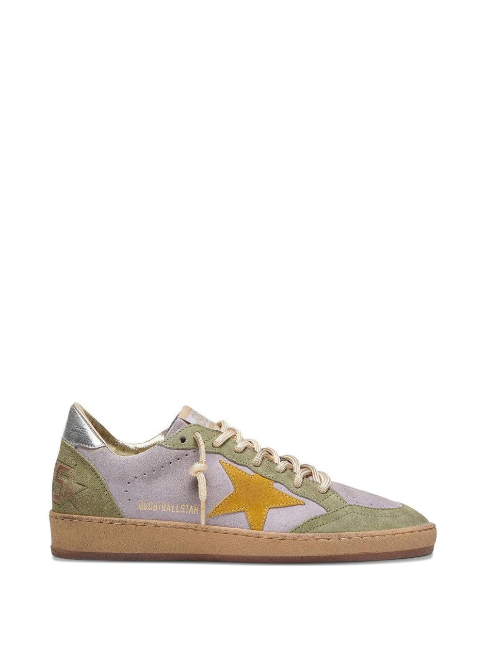 Sneakers Ball Star in viola e verde Golden goose - donna 