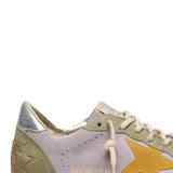 Sneakers Ball Star in viola e verde Golden goose - donna 