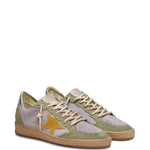 Sneakers Ball Star in viola e verde Golden goose - donna 