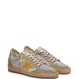 Sneakers Ball Star in viola e verde Golden goose - donna 