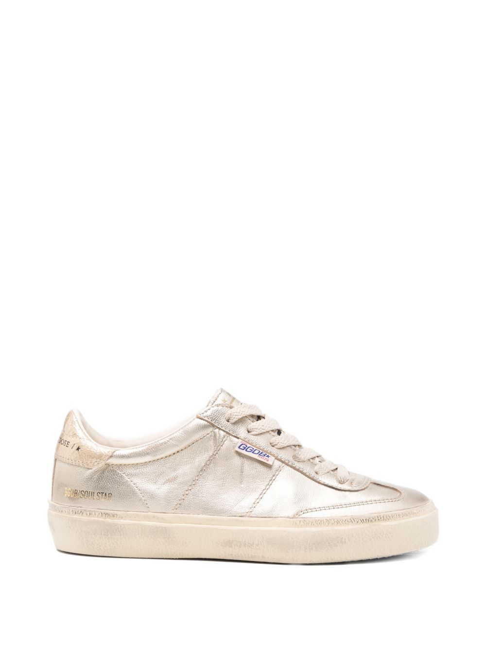 Sneakers soul star effetto metallizzato in oro Golden goose - donna 