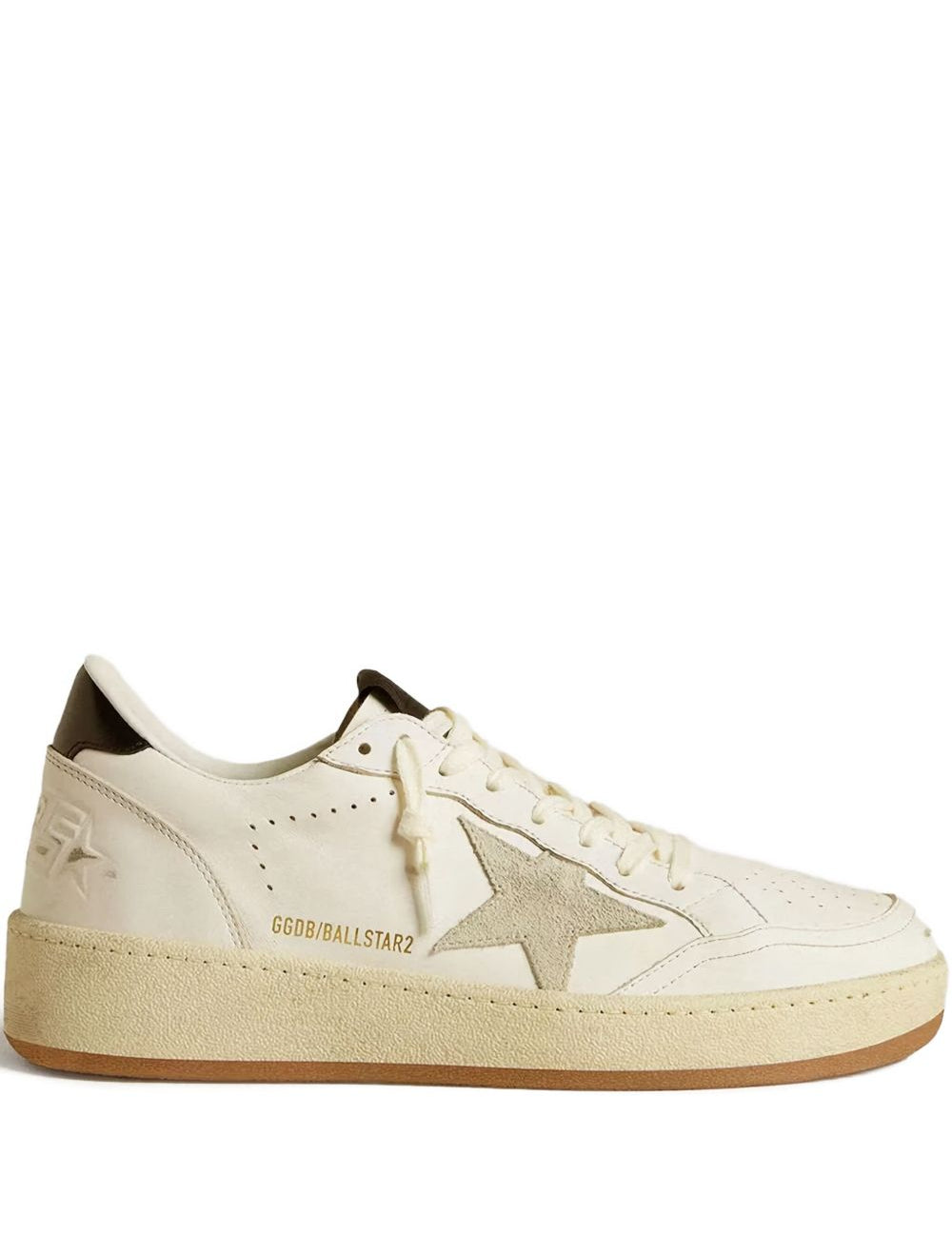 Sneakers Ball Star in bianco Golden goose - donna 