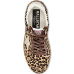 Sneakers con stampa in marrone Golden goose - donna 