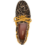 Mocassini cruise con stampa leopardata in marrone Golden goose - donna 
