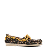 Mocassini cruise con stampa leopardata in marrone Golden goose - donna 