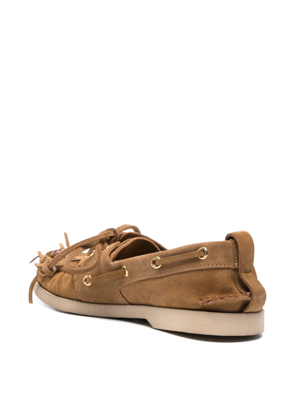 Mocassini cruise con dettaglio a nappa in marrone Golden goose - donna 