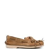 Mocassini cruise con dettaglio a nappa in marrone Golden goose - donna 