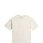 T-shirt goffrata in avorio Golden goose - donna 