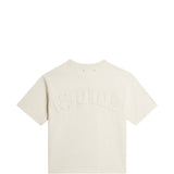 T-shirt goffrata in avorio Golden goose - donna 