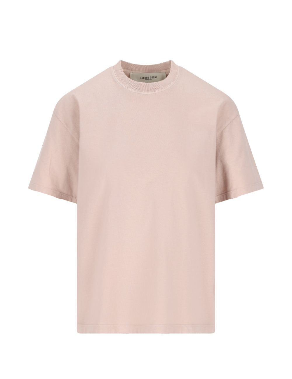 T-shirt con applicazione in beige Golden goose - donna 