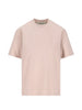 Golden Goose women's T-shirt with appliqué in beige