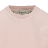 T-shirt con applicazione in beige Golden goose - donna 