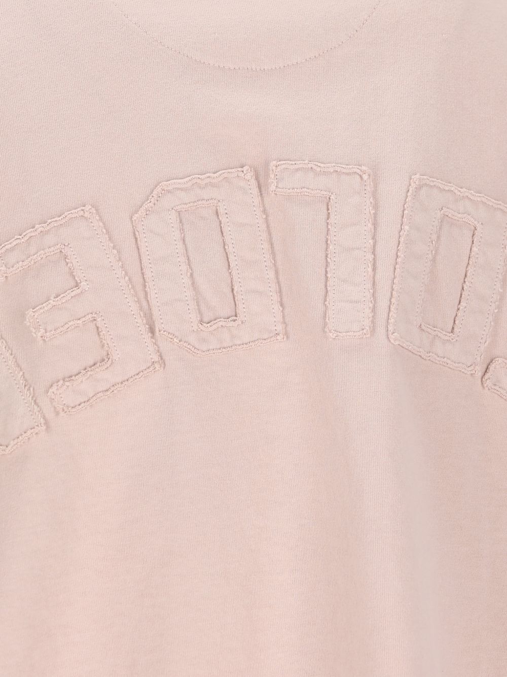 T-shirt con applicazione in beige Golden goose - donna 