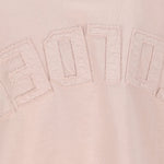 T-shirt con applicazione in beige Golden goose - donna 