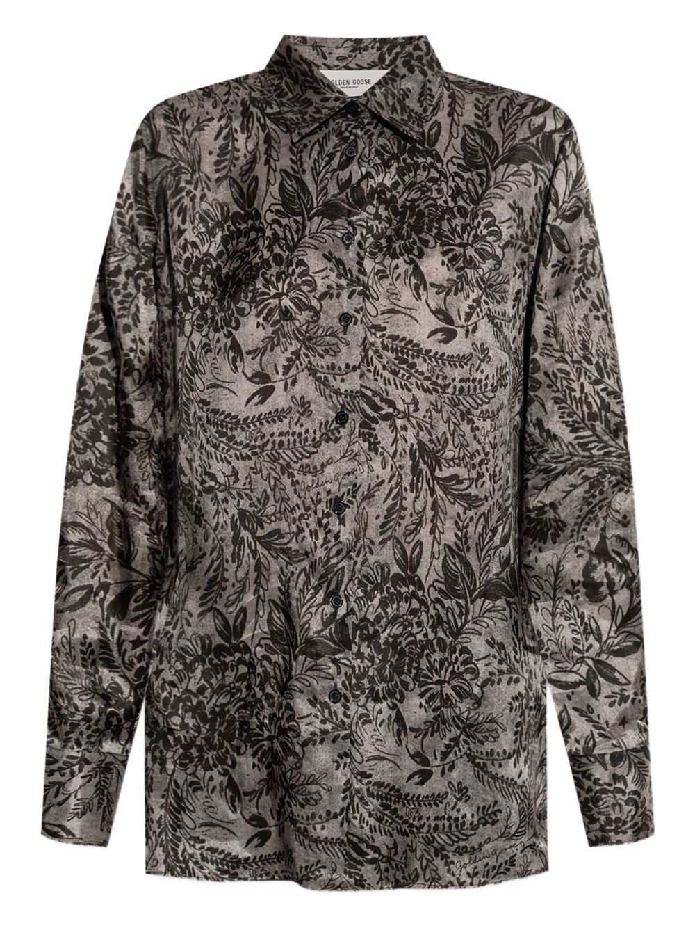 CAMICIA A STAMPA FLOREALE IN GRIGIO GOLDEN GOOSE - DONNA 