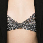 Top con perline in argento Golden goose - donna 
