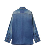 CAMICIA CON TASCHE IN BLU GOLDEN GOOSE - DONNA 