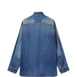 CAMICIA CON TASCHE IN BLU GOLDEN GOOSE - DONNA 