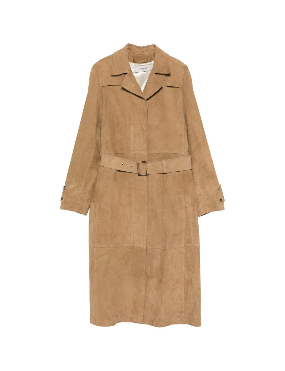 Cappotto con cintura in marrone Golden goose - donna 