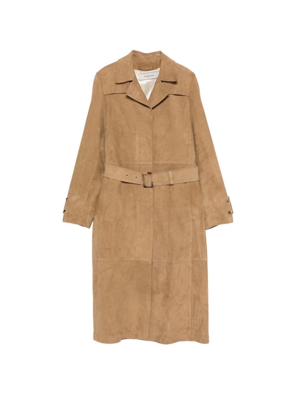Cappotto con cintura in marrone Golden goose - donna 