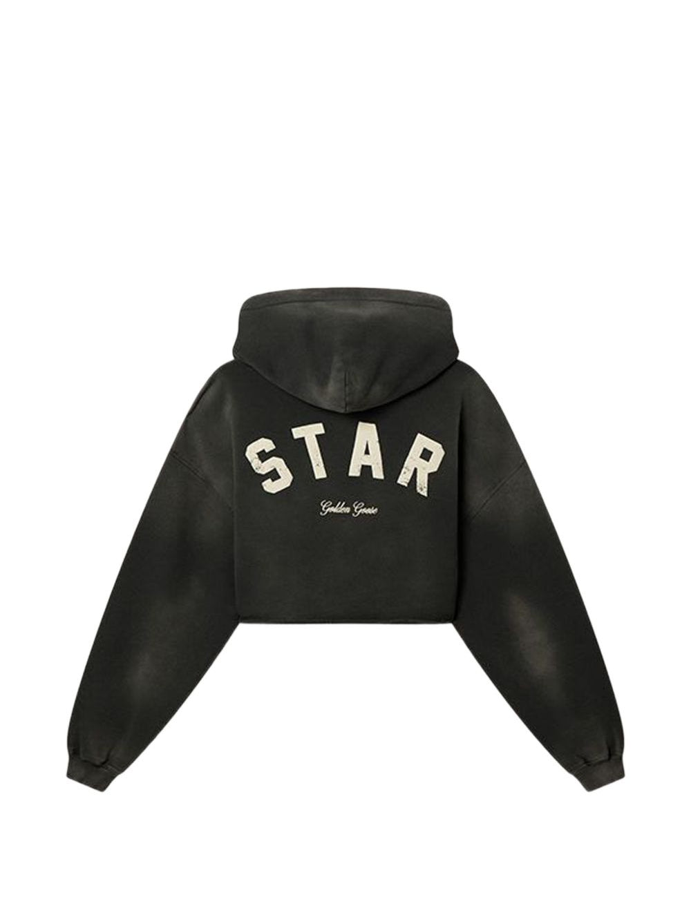 Felpa con cappuccio stella in grigio Golden goose - donna 
