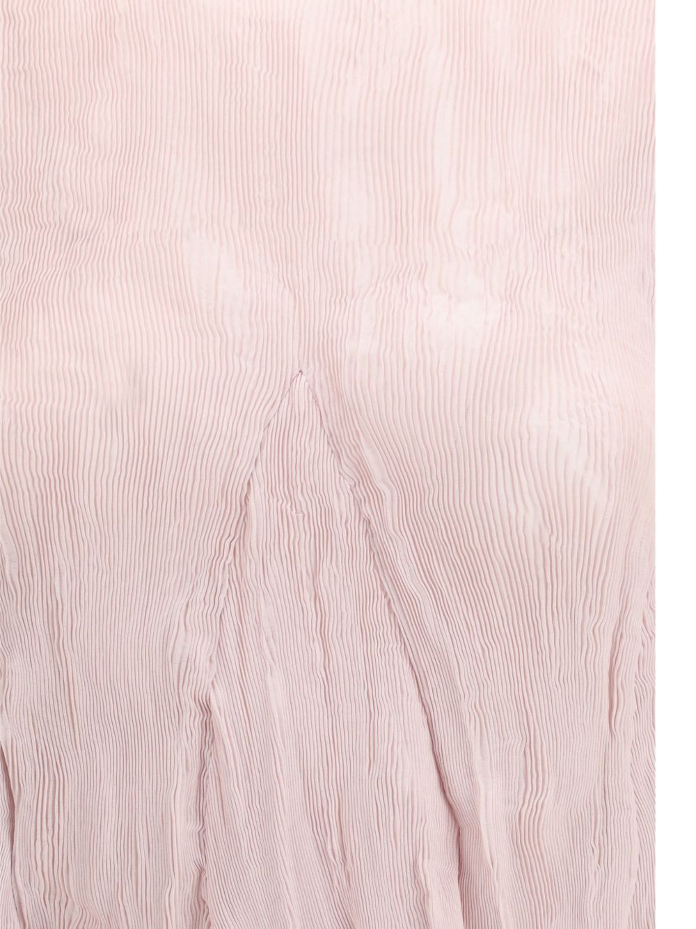 T-SHIRT a maniche corte plissettate in rosa Gongdid design - donna 