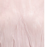 T-SHIRT a maniche corte plissettate in rosa Gongdid design - donna 