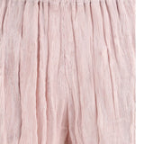 pantaloni plissettati in rosa gongdid design - donna 