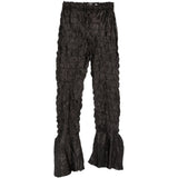 Pantaloni plissettati in nero gongdid design - donna 