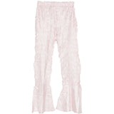 Pantaloni plissettati in rosa pallido gongdid design - donna 