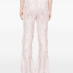 Pantaloni plissettati in rosa pallido gongdid design - donna 