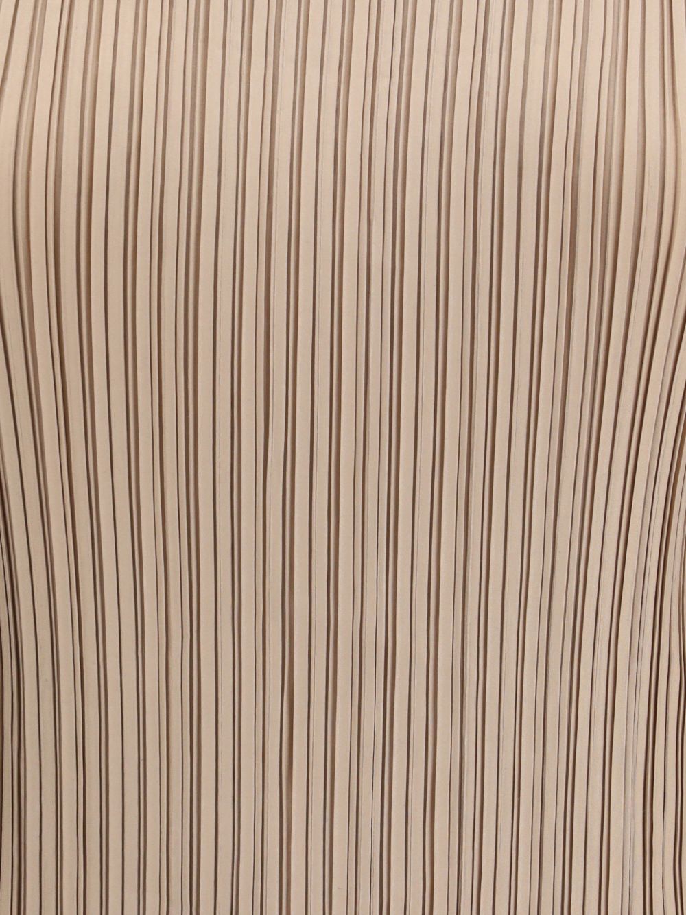 Canotta plissettata in beige Gongdid design - donna 