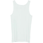 Canotta plissettata in verde Gongdid design - donna 
