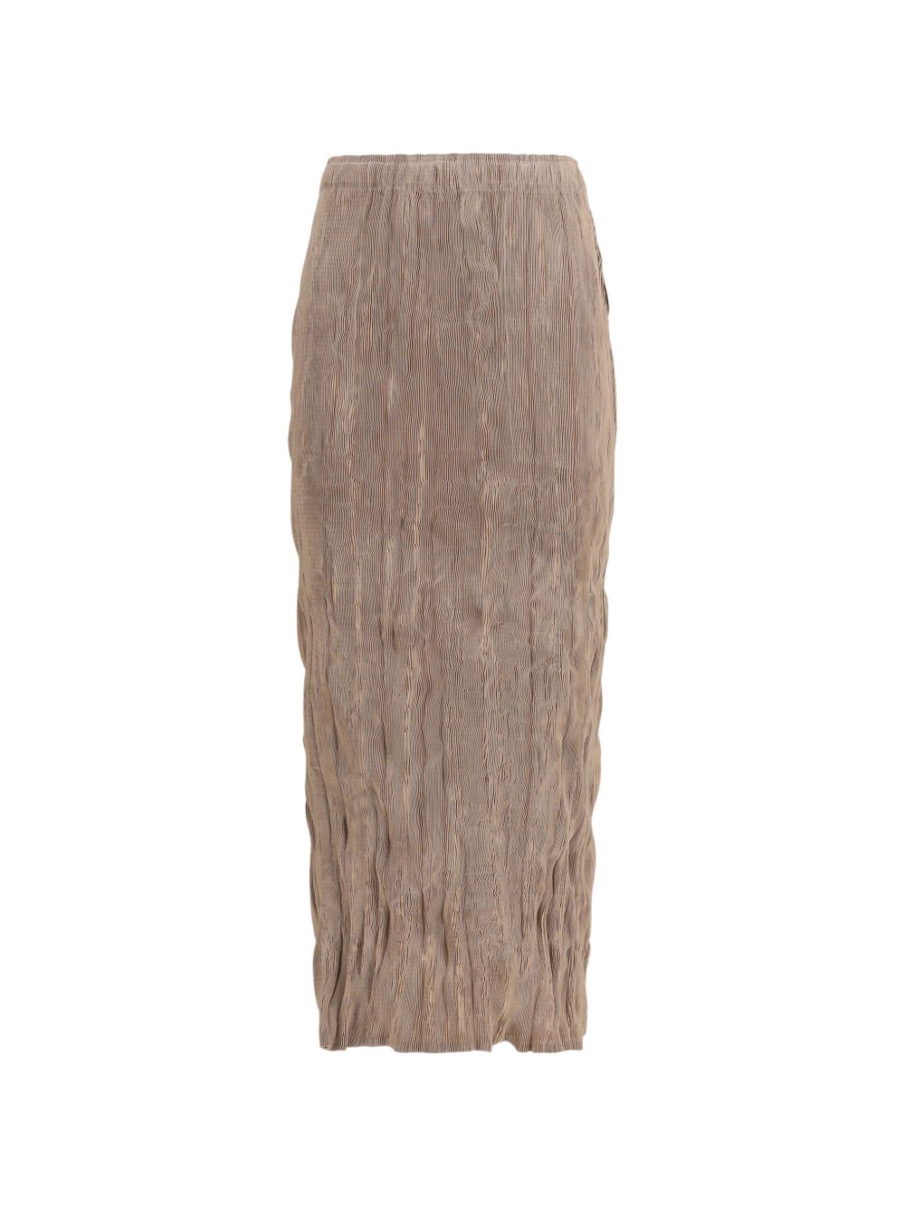 Gonna midi Wavy in beige Gongdid design - donna 
