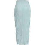 Gonna midi Wavy in blu Gongdid design - donna 