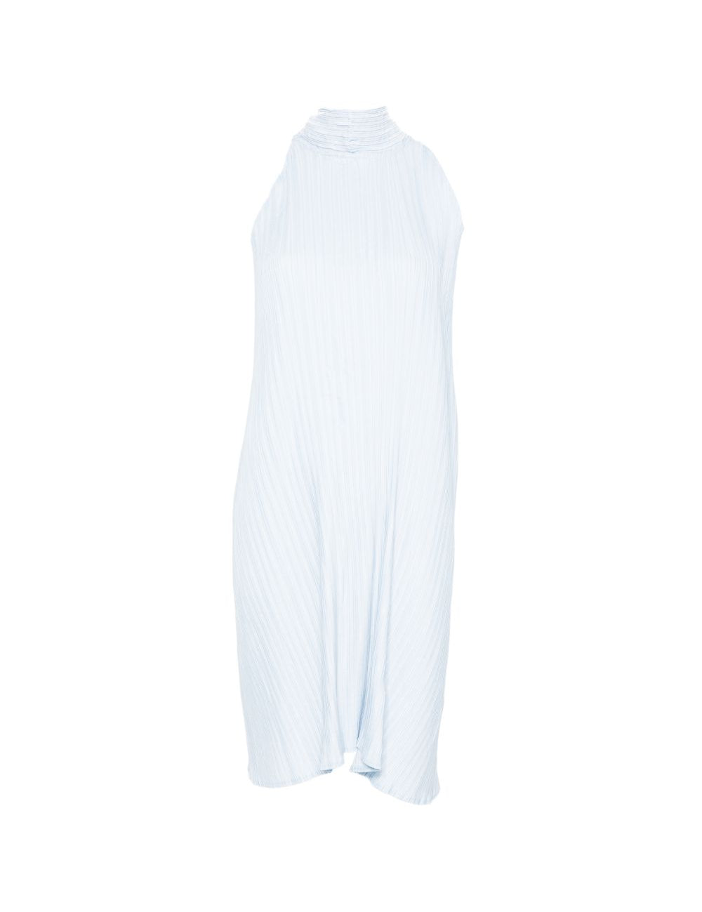 Abito midi a pieghe in azzurro GONGDID DESIGN - donna 