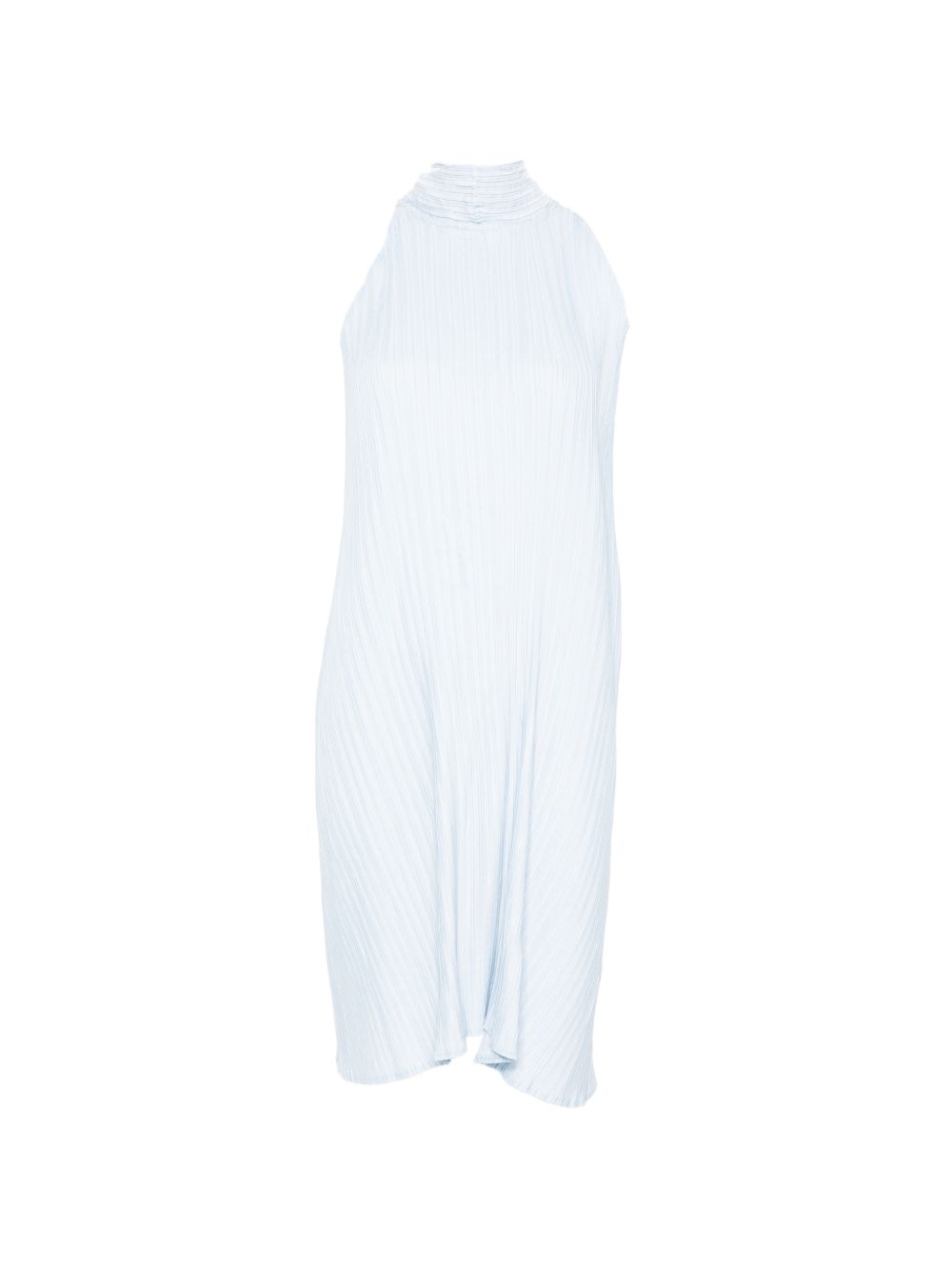 Abito midi a pieghe in azzurro GONGDID DESIGN - donna 