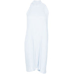Abito midi a pieghe in azzurro GONGDID DESIGN - donna 