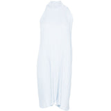 Abito midi a pieghe in azzurro GONGDID DESIGN - donna 