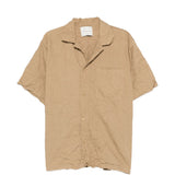 T-shirt con taschino in beige Gongdid design - uomo 