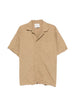 Men's Gongdid design beige T-shirt with pocket
