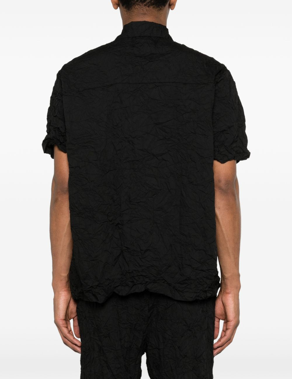 Giilet con bottoni in nero Gongdid design - uomo 