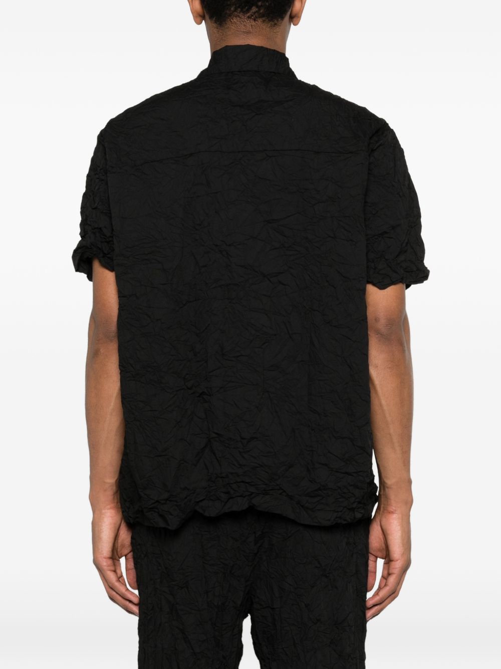 Giilet con bottoni in nero Gongdid design - uomo 